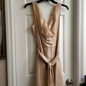 Taupe taffeta Dress